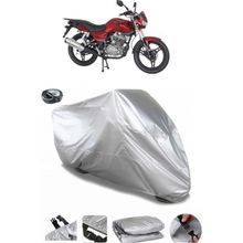 Coverplus Mondial 125 MH Gri Arka Çanta Uyumlu Su Geçirmez Motosiklet Brandası
