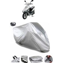 Coverplus Mondial 125 MT Gri Arka Çanta Uyumlu Su Geçirmez Motosiklet Brandası