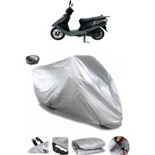 Coverplus Mondial 125 NT Turkuaz Gri Arka Çanta Uyumlu Su Geçirmez Motosiklet Brandası