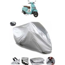Coverplus Mondial 125 Road Boy Gri Arka Çanta Uyumlu Su Geçirmez Motosiklet Brandası