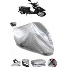 Coverplus Mondial 125 RT Gri Arka Çanta Uyumlu Su Geçirmez Motosiklet Brandası
