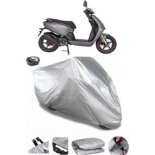 Coverplus Mondial 50 TAB Gri Arka Çanta Uyumlu Su Geçirmez Motosiklet Brandası