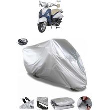 Coverplus Mondial 50 ZNU Gri Arka Çanta Uyumlu Su Geçirmez Motosiklet Brandası