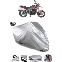 Coverplus Mondial RX1I EVO Gri Arka Çanta Uyumlu Su Geçirmez Motosiklet Brandası