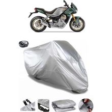 Coverplus Moto Guzzi V100 Mandello Gri Arka Çanta Uyumlu Su Geçirmez Motosiklet Brandası