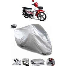 Coverplus Motolux Africa King Gri Arka Çanta Uyumlu Su Geçirmez Motosiklet Brandası