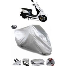 Coverplus Motolux Rüzgar 50 Gri Arka Çanta Uyumlu Su Geçirmez Motosiklet Brandası