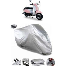 Coverplus Motolux Vintage 50 Gri Arka Çanta Uyumlu Su Geçirmez Motosiklet Brandası