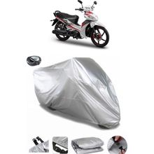 Coverplus Motoran Orca 100 Gri Arka Çanta Uyumlu Su Geçirmez Motosiklet Brandası