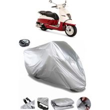 Coverplus Peugeot Django 125 Gri Arka Çanta Uyumlu Su Geçirmez Motosiklet Brandası