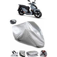 Coverplus Peugeot Tweet 200 Gri Arka Çanta Uyumlu Su Geçirmez Motosiklet Brandası