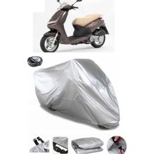 Coverplus Peugeot Vivacity 125 Gri Arka Çanta Uyumlu Su Geçirmez Motosiklet Brandası