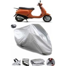Coverplus Piaggio ET4 150 Gri Arka Çanta Uyumlu Su Geçirmez Motosiklet Brandası