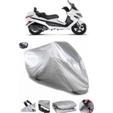 Coverplus Piaggio X Evo 250 Gri Arka Çanta Uyumlu Su Geçirmez Motosiklet Brandası