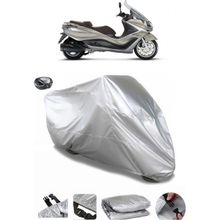 Coverplus Piaggio X10 350 Gri Arka Çanta Uyumlu Su Geçirmez Motosiklet Brandası