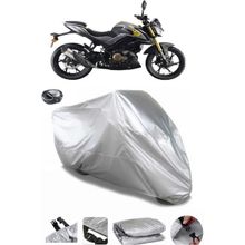 Coverplus QJ SRK 125 R Gri Arka Çanta Uyumlu Su Geçirmez Motosiklet Brandası