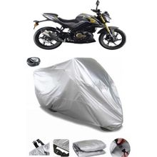 Coverplus QJ SRK 125 S Gri Arka Çanta Uyumlu Su Geçirmez Motosiklet Brandası