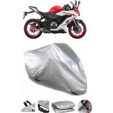 Coverplus QJ SRK 400 RR Gri Su Geçirmez Motosiklet Brandası
