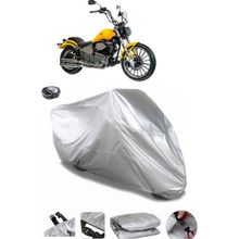 Coverplus Regal Raptor Daytona 250 Gri Arka Çanta Uyumlu Su Geçirmez Motosiklet Brandası