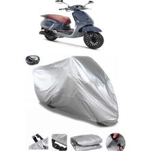 Coverplus RKS Dark Blue 50 Gri Arka Çanta Uyumlu Su Geçirmez Motosiklet Brandası
