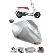 Coverplus RKS Galaxy Gold 125 Gri Arka Çanta Uyumlu Su Geçirmez Motosiklet Brandası