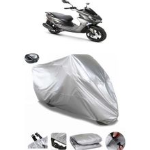 Coverplus RKS Newlight 125 Pro Gri Arka Çanta Uyumlu Su Geçirmez Motosiklet Brandası