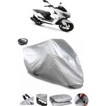 Coverplus RKS Newlight Gri Arka Çanta Uyumlu Su Geçirmez Motosiklet Brandası