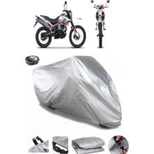 Coverplus RKS RT250 Gri Arka Çanta Uyumlu Su Geçirmez Motosiklet Brandası