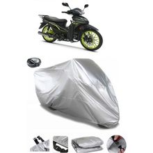 Coverplus RKS Sniper 50 Gri Arka Çanta Uyumlu Su Geçirmez Motosiklet Brandası