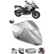 Coverplus RKS TRV242 Gri Arka Çanta Uyumlu Su Geçirmez Motosiklet Brandası
