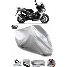 Coverplus RKS Veloce 150 Gri Arka Çanta Uyumlu Su Geçirmez Motosiklet Brandası