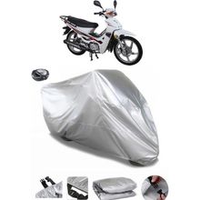 Coverplus RMG Moto Gusto Spark 50 Gri Arka Çanta Uyumlu Su Geçirmez Motosiklet Brandası