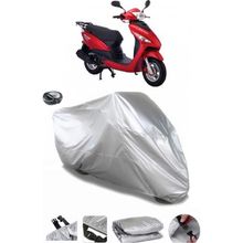 Coverplus Salcano Astro 130 Gri Arka Çanta Uyumlu Su Geçirmez Motosiklet Brandası