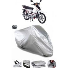 Coverplus Salcano Spider 100 Gri Arka Çanta Uyumlu Su Geçirmez Motosiklet Brandası