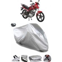 Coverplus Salcano Tiger 100 Sport Gri Arka Çanta Uyumlu Su Geçirmez Motosiklet Brandası