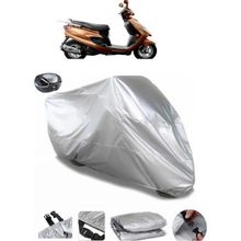 Coverplus Suzuki AN 125 HK Gri Arka Çanta Uyumlu Su Geçirmez Motosiklet Brandası
