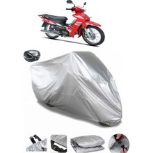 Coverplus Suzuki Best 110 Gri Arka Çanta Uyumlu Su Geçirmez Motosiklet Brandası