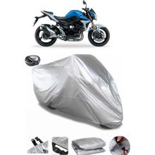 Coverplus Suzuki GSR 750 Gri Arka Çanta Uyumlu Su Geçirmez Motosiklet Brandası