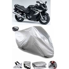 Coverplus Suzuki GSX 600 F Gri Arka Çanta Uyumlu Su Geçirmez Motosiklet Brandası