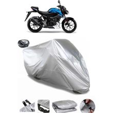 Coverplus Suzuki GSX-S 125 Gri Arka Çanta Uyumlu Su Geçirmez Motosiklet Brandası