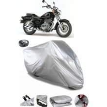 Coverplus Suzuki Marauder 250 Gri Arka Çanta Uyumlu Su Geçirmez Motosiklet Brandası