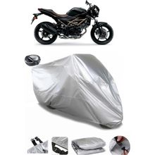 Coverplus Suzuki SV650X Gri Arka Çanta Uyumlu Su Geçirmez Motosiklet Brandası