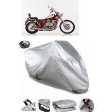 Coverplus Suzuki VS 800 Intruder Gri Arka Çanta Uyumlu Su Geçirmez Motosiklet Brandası