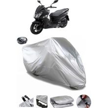 Coverplus Sym Jet 14 200L Arka Çanta Uyumlu Su Geçirmez Gri Motosiklet Brandası