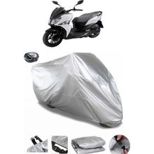 Coverplus Sym Jet 14 Arka Çanta Uyumlu Su Geçirmez Gri Motosiklet Brandası