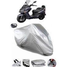 Coverplus Sym Joyride S 200L ABS Arka Çanta Uyumlu Su Geçirmez Gri Motosiklet Brandası