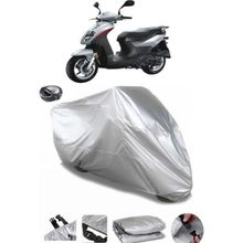Coverplus Sym Symply 125 Arka Çanta Uyumlu Su Geçirmez Gri Motosiklet Brandası