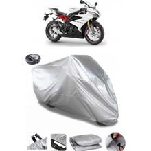 Coverplus Triumph Daytona 765 Arka Çanta Uyumlu Su Geçirmez Gri Motosiklet Brandası