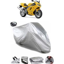 Coverplus Triumph Daytona 955I Arka Çanta Uyumlu Su Geçirmez Gri Motosiklet Brandası