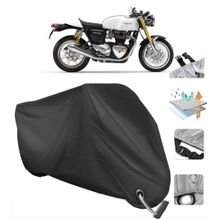 Coverplus Triumph Thruxton 1200 R Siyah Motosiklet Branda